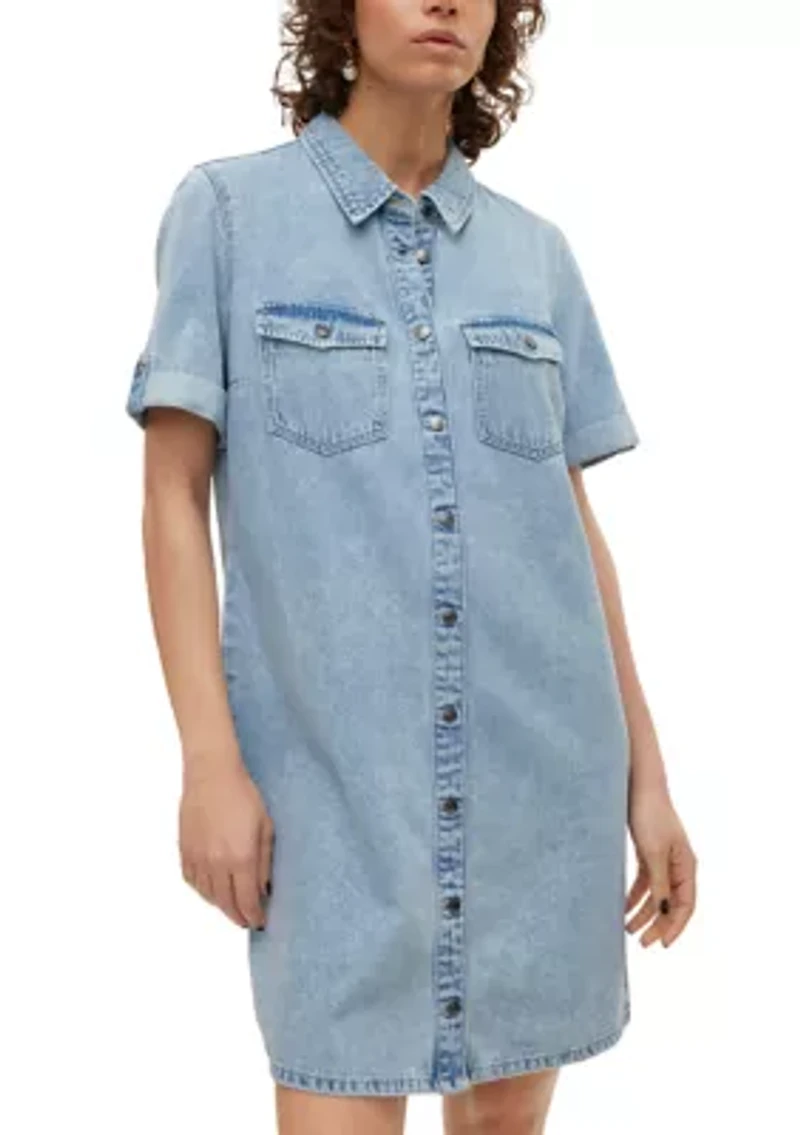 Women's Denim Mini Dress