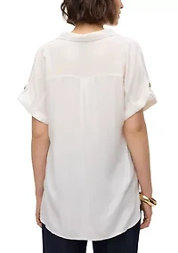 Women's Roll-Tab Sleeve Shirt