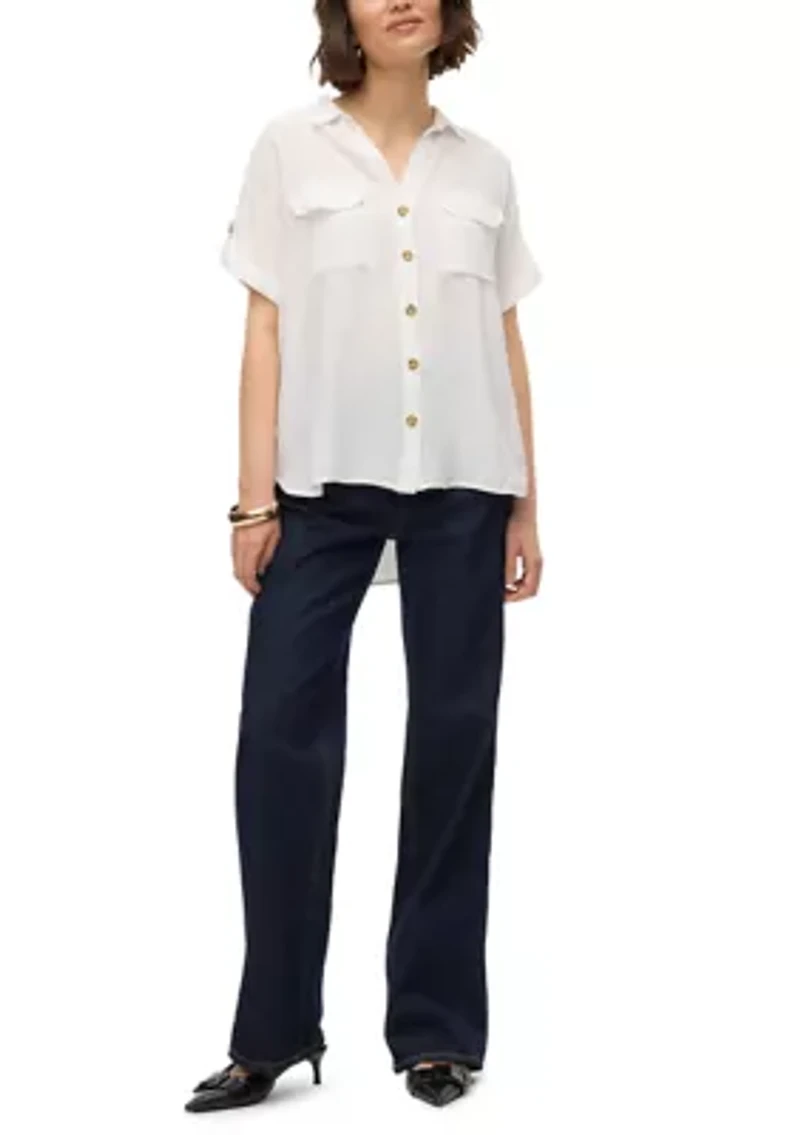Women's Roll-Tab Sleeve Shirt