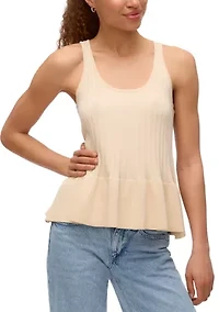 Women's VMRiver Peplum Knit Top