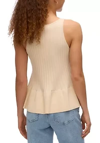 Women's VMRiver Peplum Knit Top