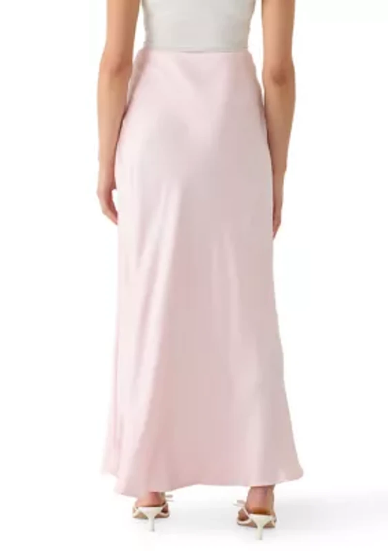 Women's High Waist Long Skirt