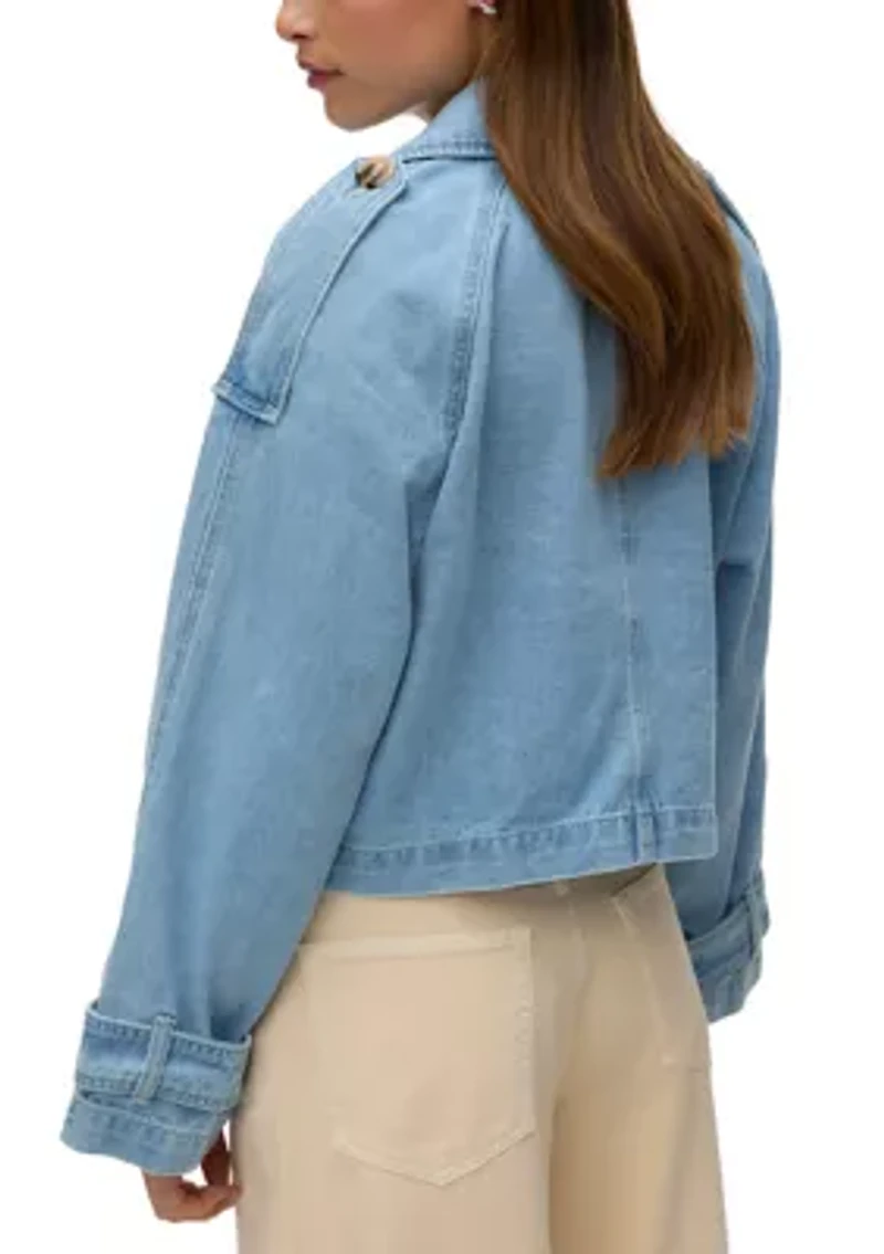 Women's Long Sleeve Trenchcoat Jacket