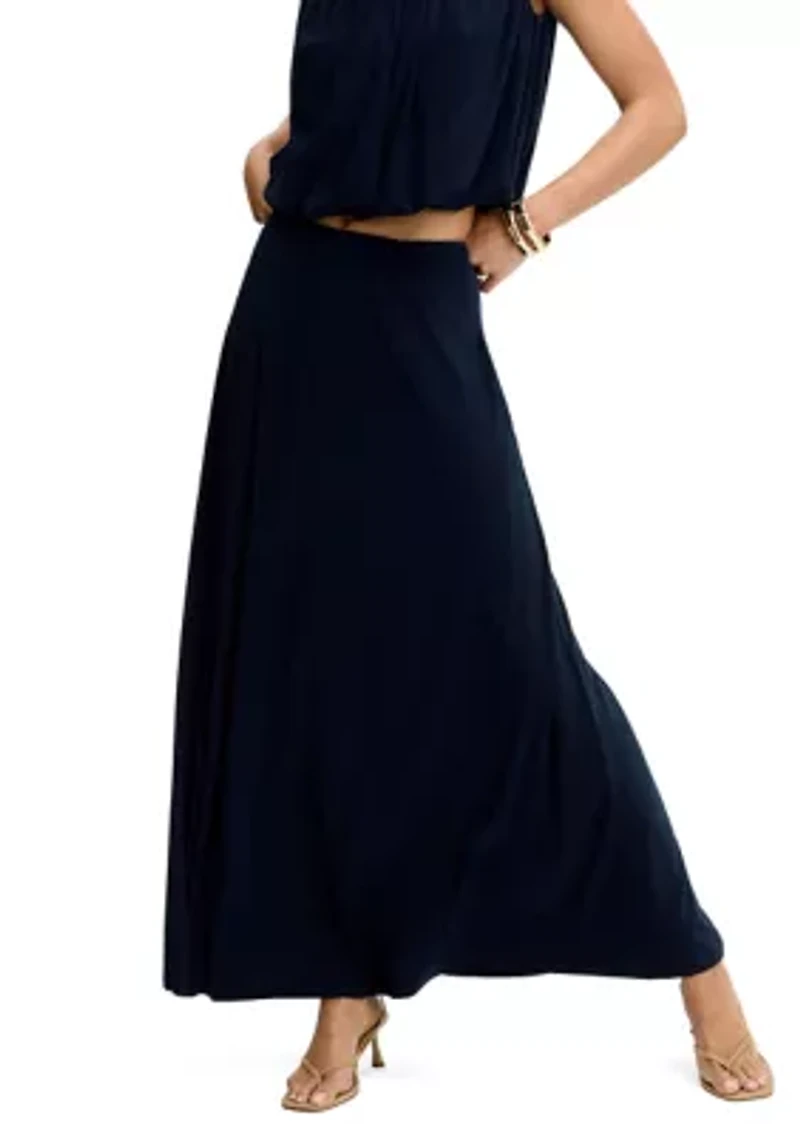 Women's Gathered Maxi Skirt