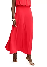 Women's Gathered Maxi Skirt