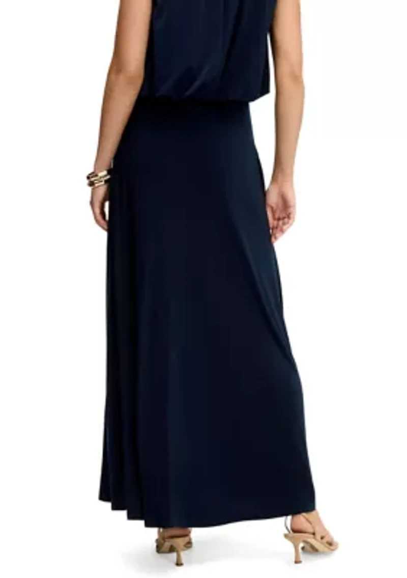 Women's Gathered Maxi Skirt