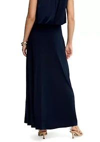 Women's Gathered Maxi Skirt