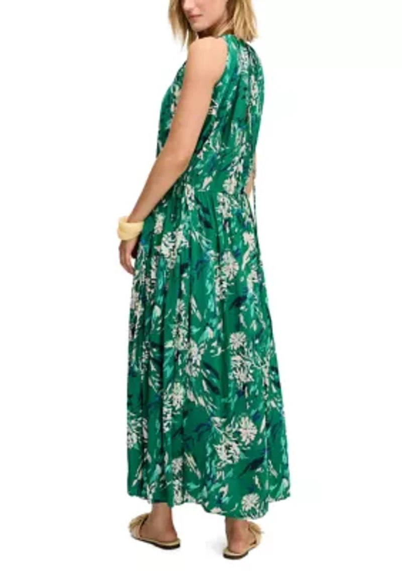 Women's Side Tie Maxi Dress