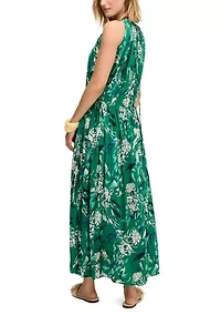 Women's Side Tie Maxi Dress