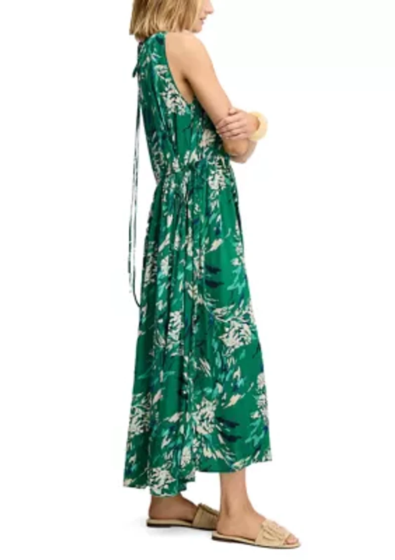 Women's Side Tie Maxi Dress