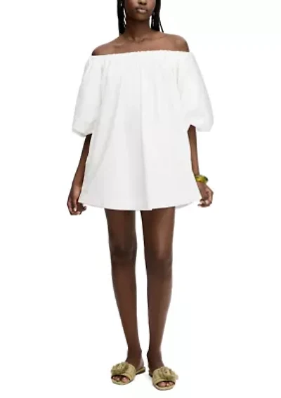 Women's Short Sleeve Bubble Dress