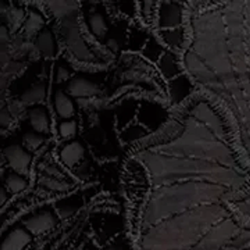 Women's Ruffle Embroidered Lace Top