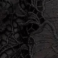 Women's Ruffle Embroidered Lace Top