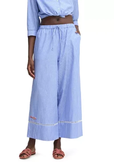 Women's Drawstring Wide Leg Pants