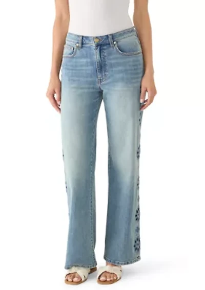 Women's Chop Out Wide Leg Pants