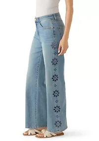 Women's Chop Out Wide Leg Pants