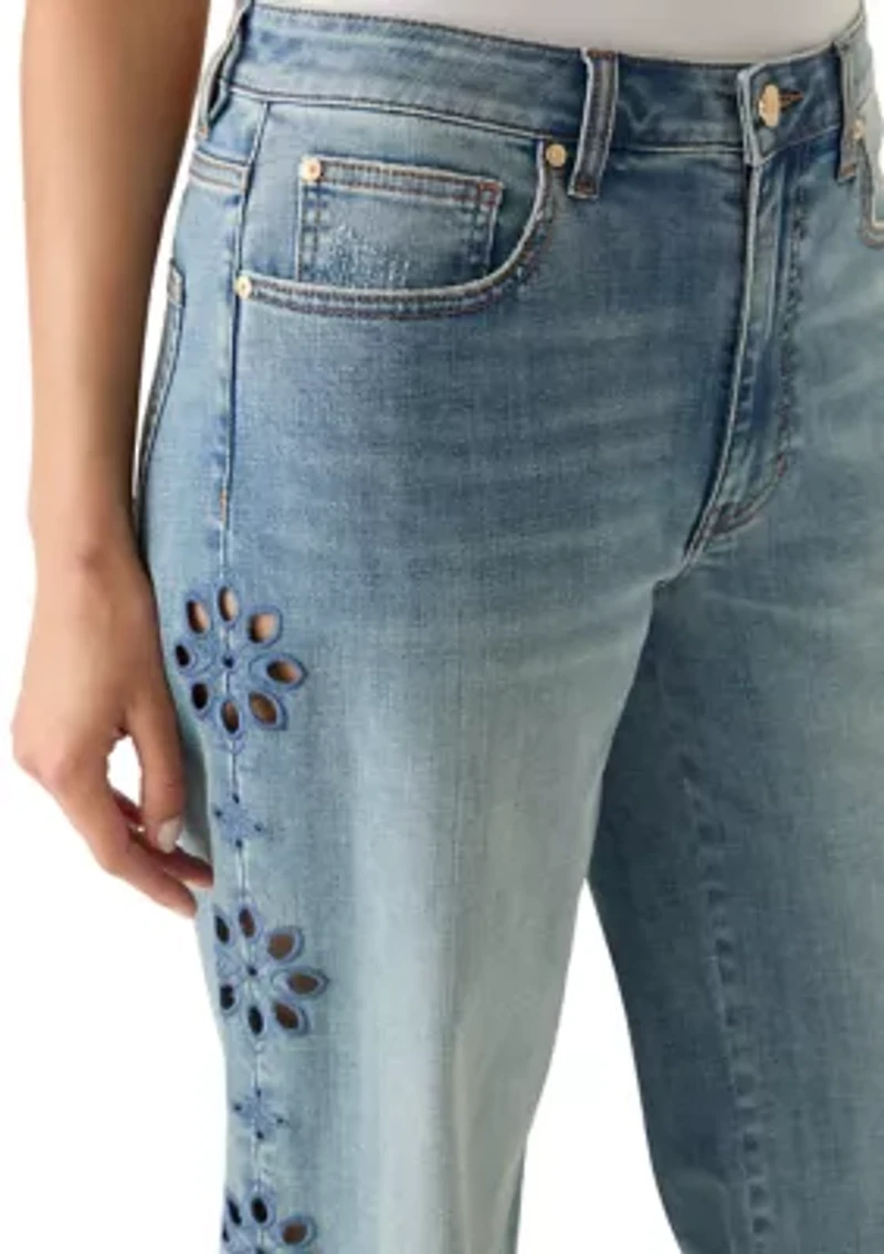 Women's Chop Out Wide Leg Pants