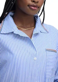 Women's Oversized Button Down Shirtdress