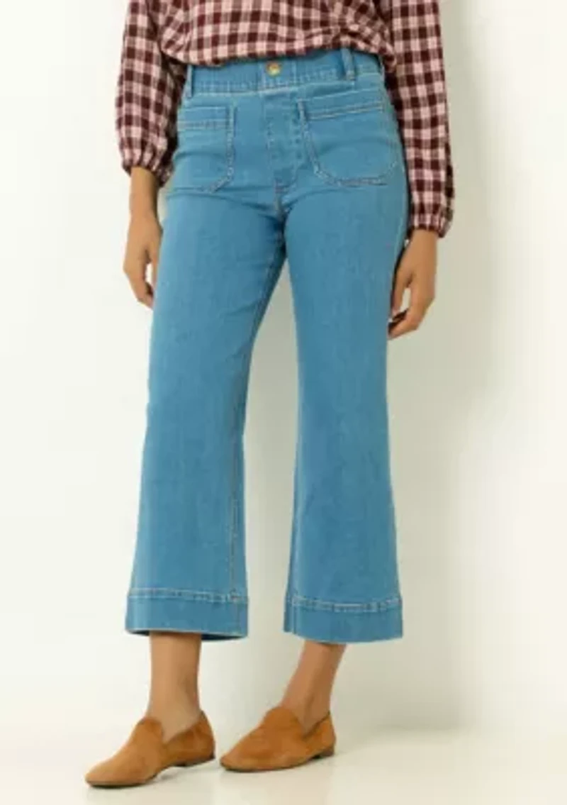 High Waist Crop Jean