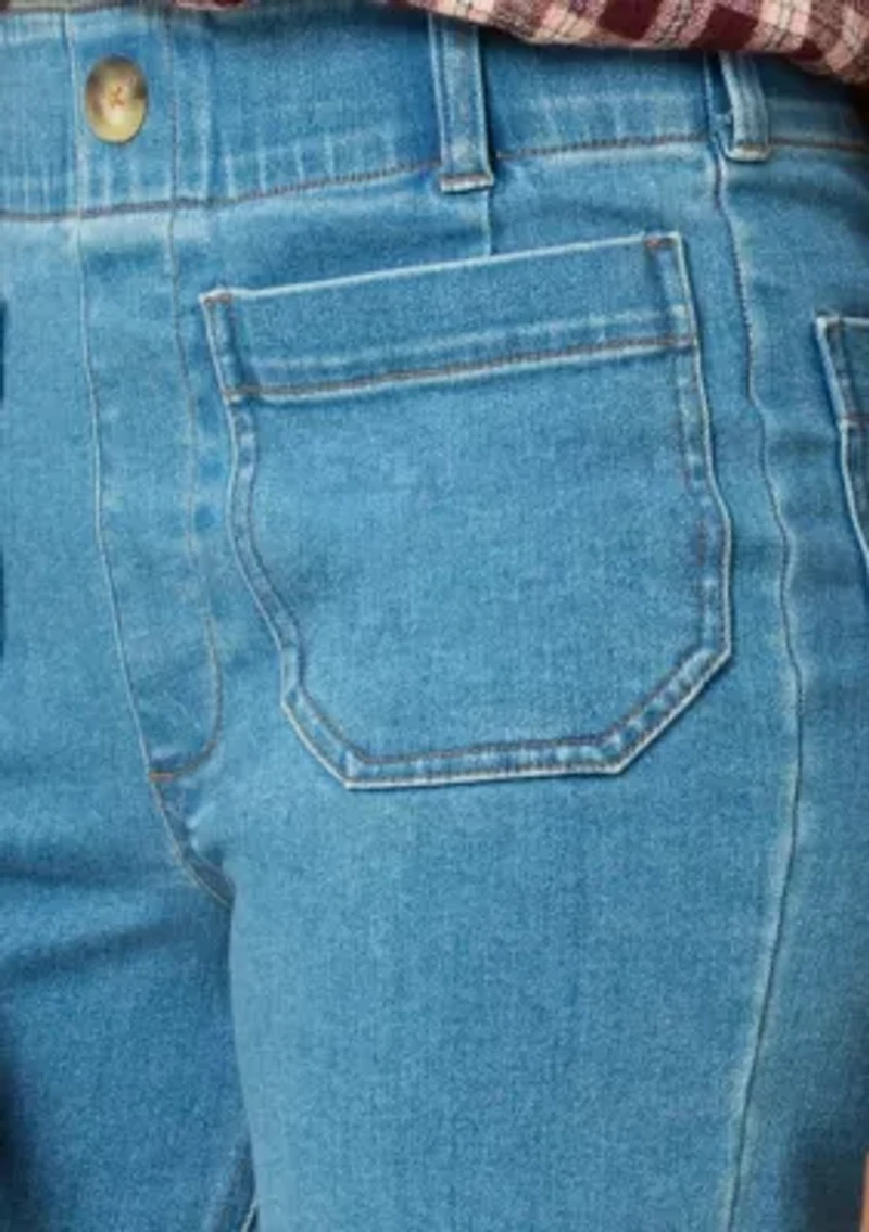 High Waist Crop Jean