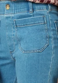 High Waist Crop Jean