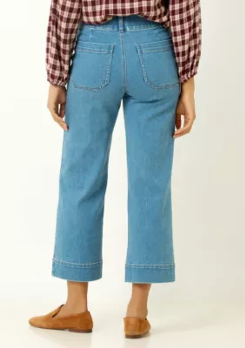 High Waist Crop Jean