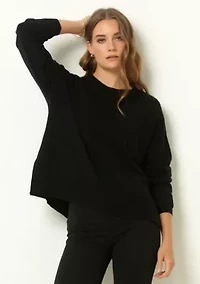 Relaxed Crew Neck Sweater