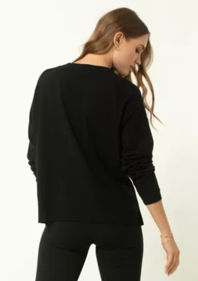 Relaxed Crew Neck Sweater