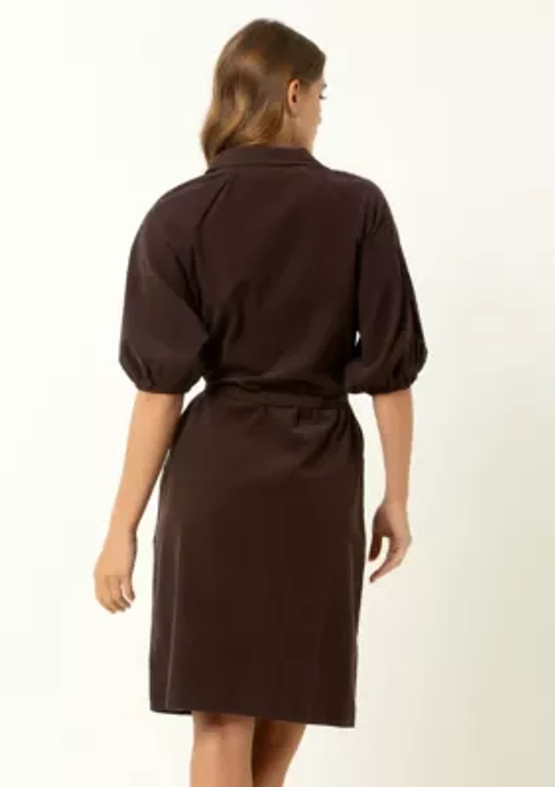 Corduroy Midi Shirtdress