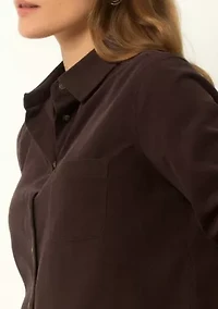 Corduroy Button-Up Shirt