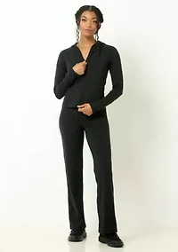 Sueded Boot Leg Pant