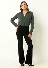 Knit Button-Up Shirt