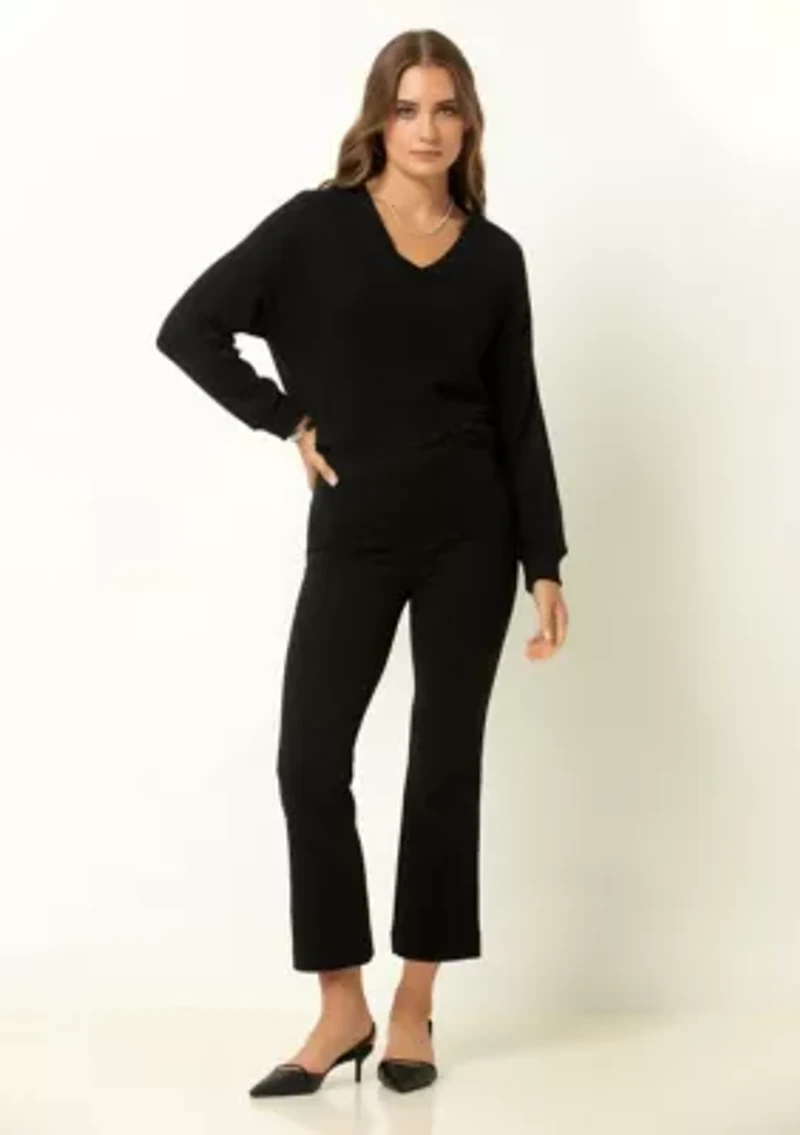 Classic Ribbed V-Neck Sweater