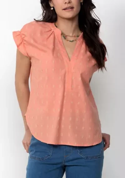 Cotton Peasant Blouse