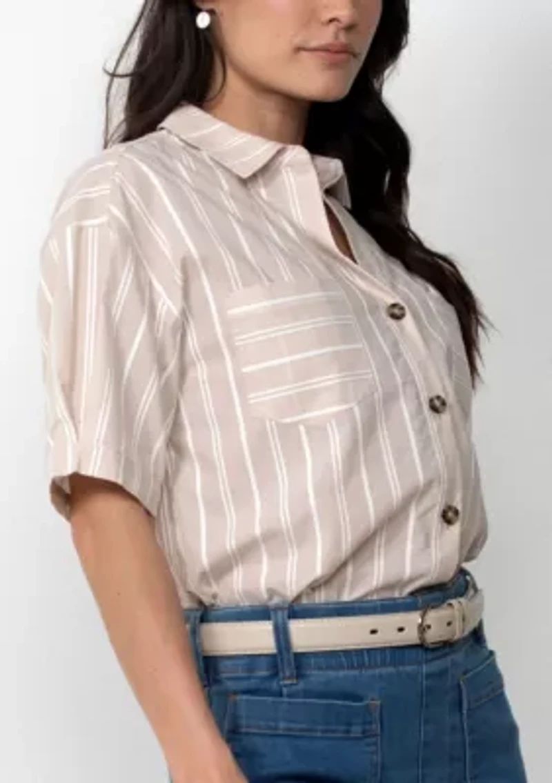 Cotton Button Up Shirt