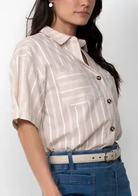 Cotton Button Up Shirt