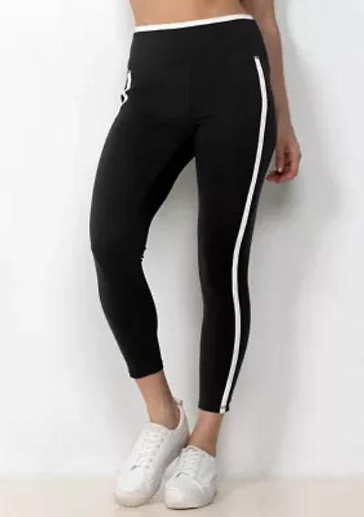 Active Hi Rise 7/8 Legging with Stripe