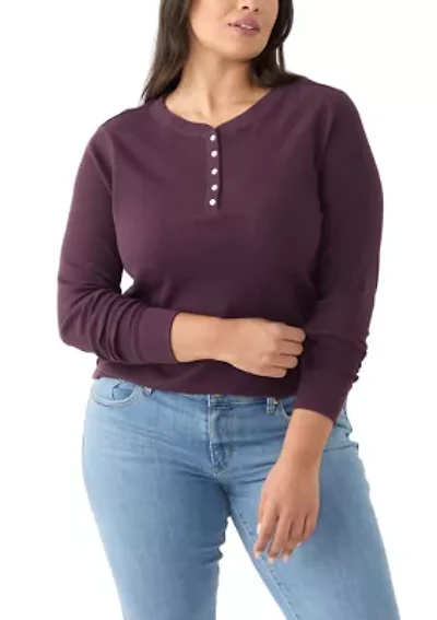 Plus Henley Shirt