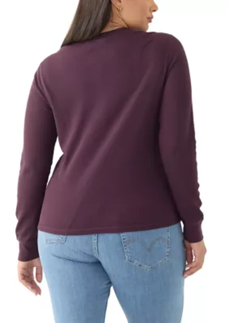 Plus Henley Shirt