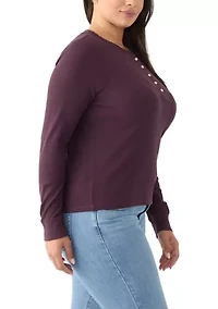 Plus Henley Shirt