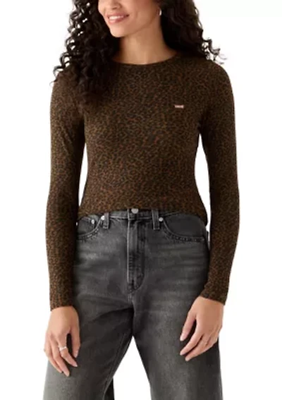 Cheetah Print Hayes Long Sleeve T-Shirt