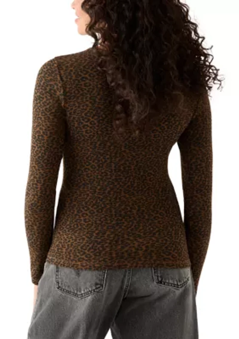 Cheetah Print Hayes Long Sleeve T-Shirt
