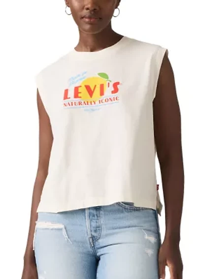 Women's Logo Graphic Boxy Tank Top