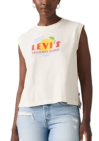 Women's Logo Graphic Boxy Tank Top