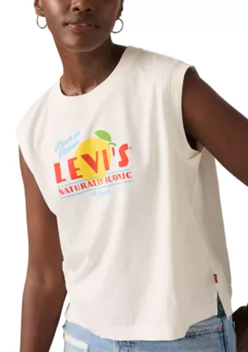 Women's Logo Graphic Boxy Tank Top