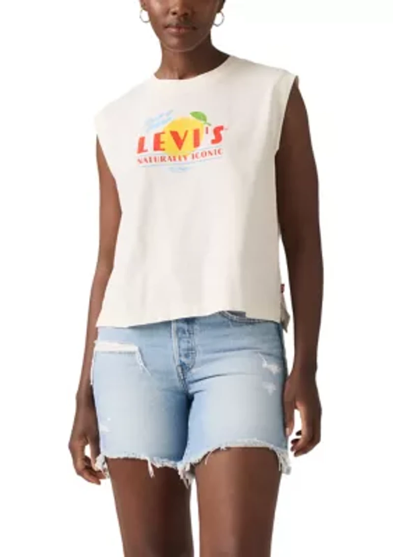 Women's Logo Graphic Boxy Tank Top
