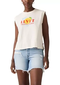 Women's Logo Graphic Boxy Tank Top