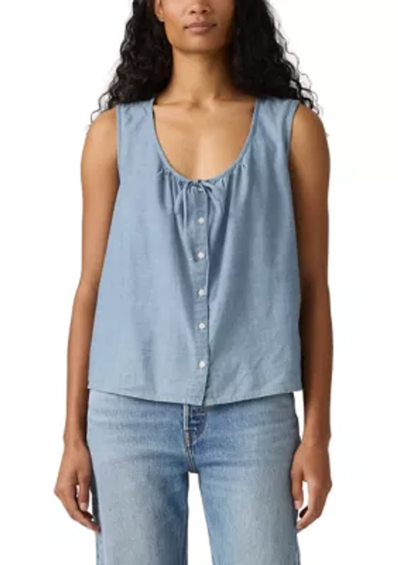 Luella Breezy Blues Blouse