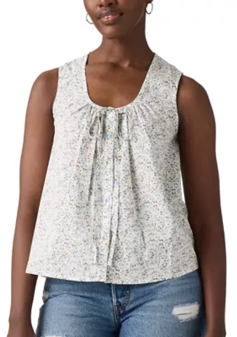 Women's Babitz Ditsy Glacier Top