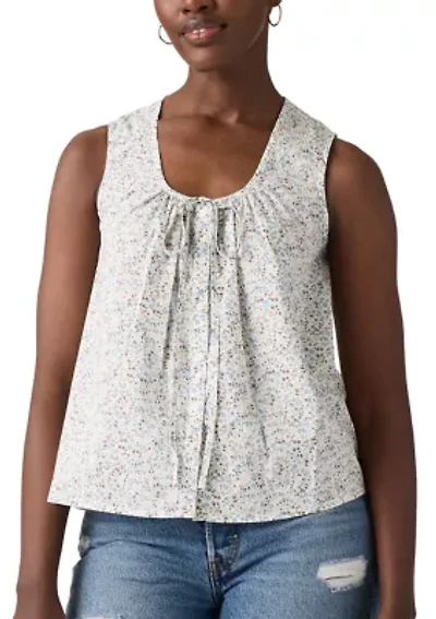 Women's Babitz Ditsy Glacier Top